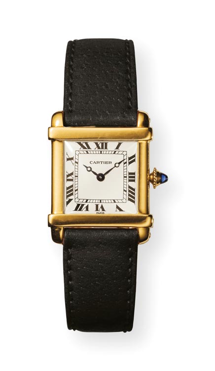 Tank Chinoise wristwatch. N Walsh, Cartier collection (Courtesy of Cartier)